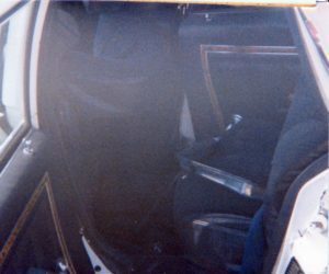 Where Mom was found in the back seat
